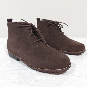 White Mountain Brown Suede Desert Boots Ankle Boots Women’s 8